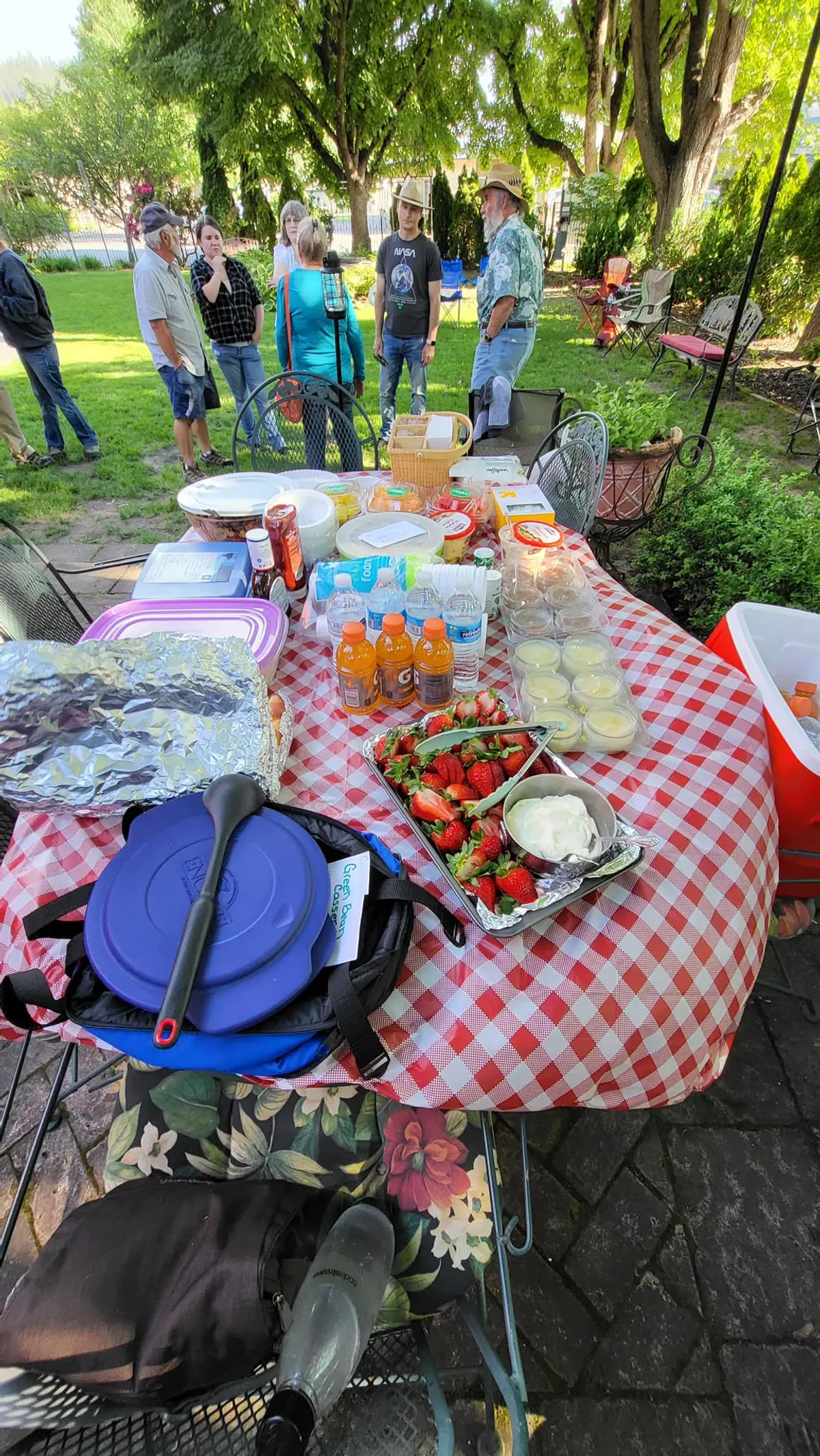 Mushroom cookout hosted by NIMA members.