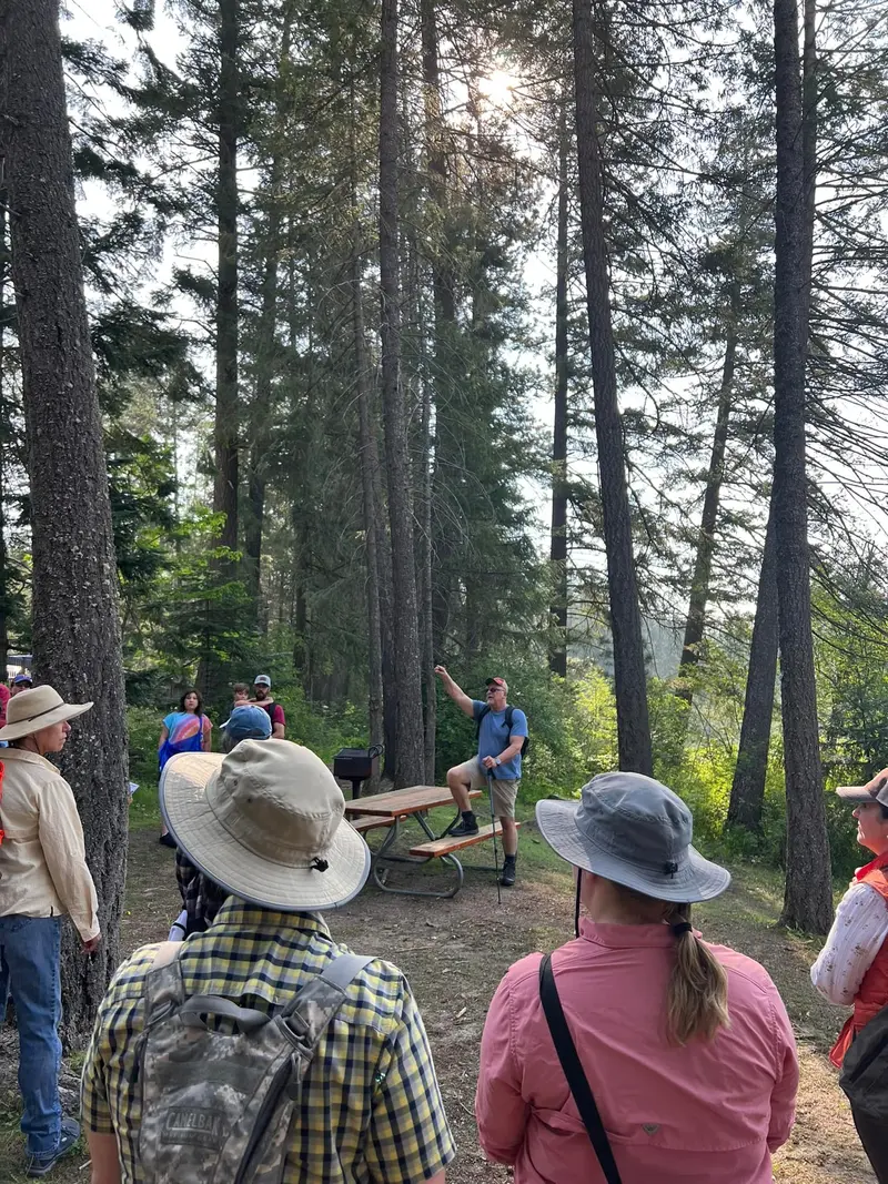 NIMA member foray for mushrooms.